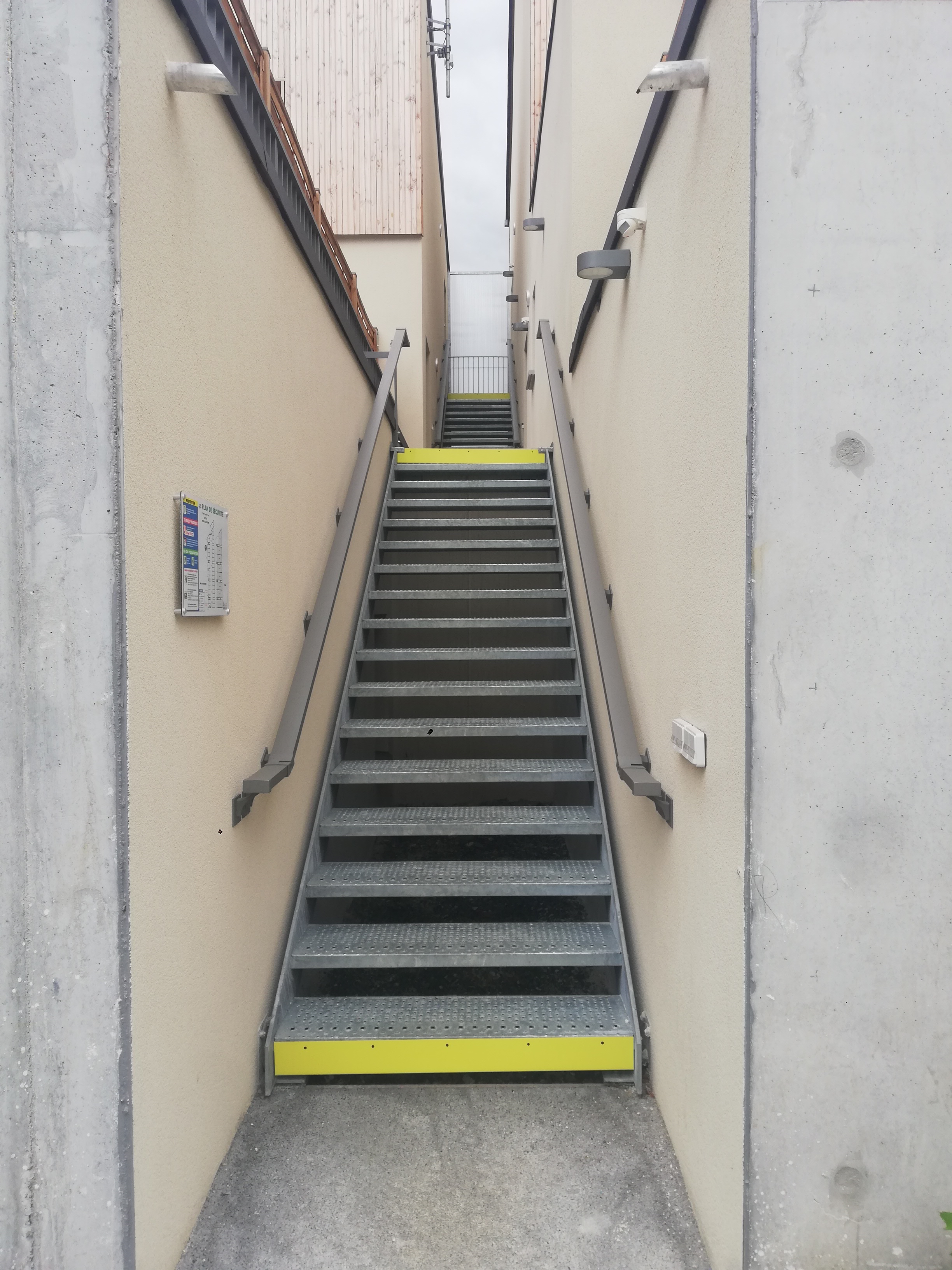 Escalier de secours